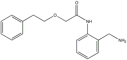 N-[2-(aminomethyl)phenyl]-2-(2-phenylethoxy)acetamide Structure