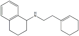 N-[2-(cyclohex-1-en-1-yl)ethyl]-1,2,3,4-tetrahydronaphthalen-1-amine Structure