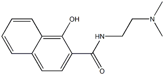 N-[2-(dimethylamino)ethyl]-1-hydroxynaphthalene-2-carboxamide Structure