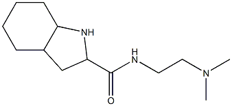 N-[2-(dimethylamino)ethyl]octahydro-1H-indole-2-carboxamide 구조식 이미지