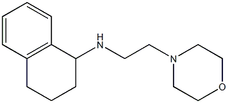 N-[2-(morpholin-4-yl)ethyl]-1,2,3,4-tetrahydronaphthalen-1-amine 구조식 이미지