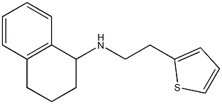 N-[2-(thiophen-2-yl)ethyl]-1,2,3,4-tetrahydronaphthalen-1-amine Structure