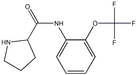 N-[2-(trifluoromethoxy)phenyl]pyrrolidine-2-carboxamide 구조식 이미지