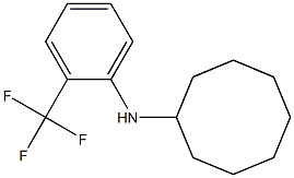 N-[2-(trifluoromethyl)phenyl]cyclooctanamine Structure