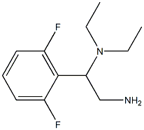 N-[2-amino-1-(2,6-difluorophenyl)ethyl]-N,N-diethylamine 구조식 이미지