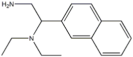 N-[2-amino-1-(2-naphthyl)ethyl]-N,N-diethylamine 구조식 이미지