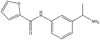 N-[3-(1-aminoethyl)phenyl]-2-furamide Structure