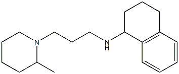 N-[3-(2-methylpiperidin-1-yl)propyl]-1,2,3,4-tetrahydronaphthalen-1-amine 구조식 이미지