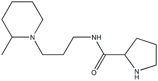 N-[3-(2-methylpiperidin-1-yl)propyl]pyrrolidine-2-carboxamide Structure