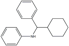 N-[cyclohexyl(phenyl)methyl]aniline 구조식 이미지