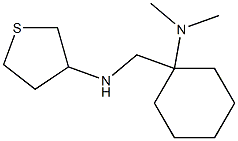 N-{[1-(dimethylamino)cyclohexyl]methyl}thiolan-3-amine Structure