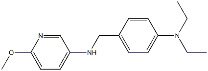 N-{[4-(diethylamino)phenyl]methyl}-6-methoxypyridin-3-amine 구조식 이미지