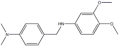 N-{[4-(dimethylamino)phenyl]methyl}-3,4-dimethoxyaniline Structure