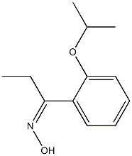 N-{1-[2-(propan-2-yloxy)phenyl]propylidene}hydroxylamine 구조식 이미지