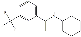 N-{1-[3-(trifluoromethyl)phenyl]ethyl}cyclohexanamine Structure