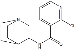 N-{1-azabicyclo[2.2.2]octan-3-yl}-2-chloropyridine-3-carboxamide Structure