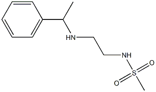 N-{2-[(1-phenylethyl)amino]ethyl}methanesulfonamide Structure