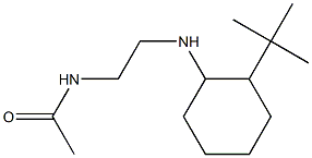 N-{2-[(2-tert-butylcyclohexyl)amino]ethyl}acetamide Structure