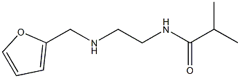 N-{2-[(furan-2-ylmethyl)amino]ethyl}-2-methylpropanamide 구조식 이미지