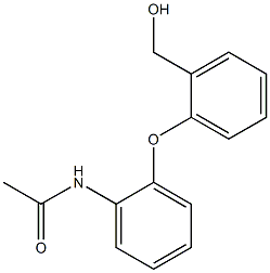 N-{2-[2-(hydroxymethyl)phenoxy]phenyl}acetamide 구조식 이미지