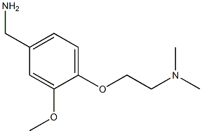 N-{2-[4-(aminomethyl)-2-methoxyphenoxy]ethyl}-N,N-dimethylamine 구조식 이미지