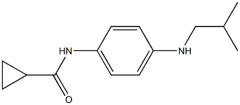 N-{4-[(2-methylpropyl)amino]phenyl}cyclopropanecarboxamide 구조식 이미지