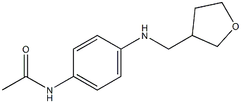 N-{4-[(oxolan-3-ylmethyl)amino]phenyl}acetamide 구조식 이미지