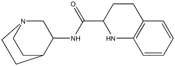 N-1-azabicyclo[2.2.2]oct-3-yl-1,2,3,4-tetrahydroquinoline-2-carboxamide 구조식 이미지