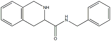 N-benzyl-1,2,3,4-tetrahydroisoquinoline-3-carboxamide 구조식 이미지