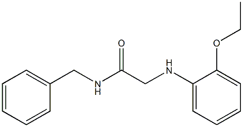 N-benzyl-2-[(2-ethoxyphenyl)amino]acetamide 구조식 이미지