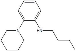 N-butyl-2-(piperidin-1-yl)aniline 구조식 이미지