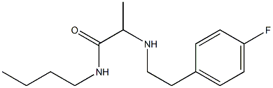 N-butyl-2-{[2-(4-fluorophenyl)ethyl]amino}propanamide 구조식 이미지