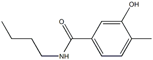 N-butyl-3-hydroxy-4-methylbenzamide Structure