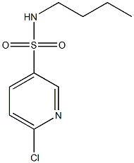 N-butyl-6-chloropyridine-3-sulfonamide 구조식 이미지