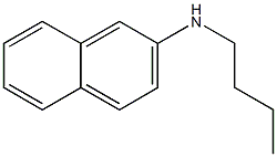 N-butylnaphthalen-2-amine 구조식 이미지