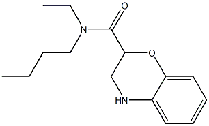 N-butyl-N-ethyl-3,4-dihydro-2H-1,4-benzoxazine-2-carboxamide 구조식 이미지