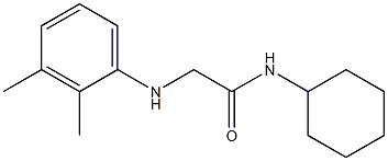 N-cyclohexyl-2-[(2,3-dimethylphenyl)amino]acetamide Structure