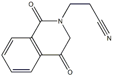 3-(1,4-Dioxo-3,4-dihydro-1H-isoquinolin-2-yl)-propionitrile 구조식 이미지