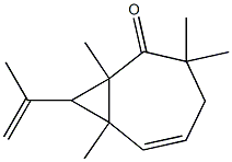 1,3,3,7-tetramethyl-8-prop-1-en-2-yl-bicyclo[5.1.0]oct-5-en-2-one 구조식 이미지
