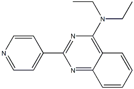 N,N-diethyl-2-(4-pyridinyl)-4-quinazolinamine 구조식 이미지