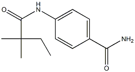 4-[(2,2-dimethylbutanoyl)amino]benzamide 구조식 이미지