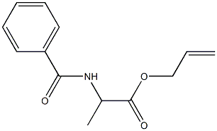 allyl 2-(benzoylamino)propanoate Structure