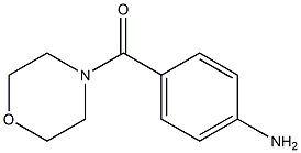 (4-aminophenyl)(4-morpholinyl)methanone Structure