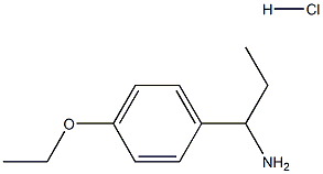 1-(4-ethoxyphenyl)-1-propanamine hydrochloride Structure