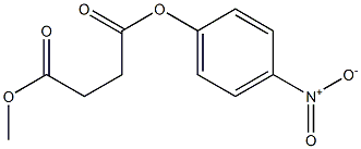 1-methyl 4-(4-nitrophenyl) succinate Structure