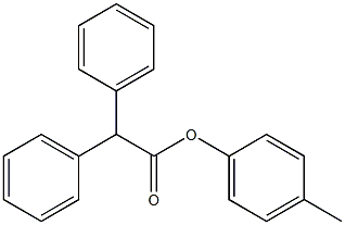 4-methylphenyl 2,2-diphenylacetate 구조식 이미지