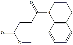 methyl 4-[3,4-dihydro-1(2H)-quinolinyl]-4-oxobutanoate 구조식 이미지