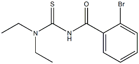 N'-(2-bromobenzoyl)-N,N-diethylthiourea 구조식 이미지