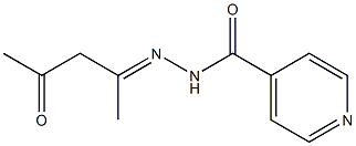 N'-[(E)-1-methyl-3-oxobutylidene]isonicotinohydrazide 구조식 이미지