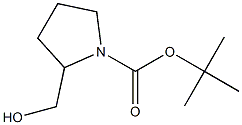 tert-butyl 2-(hydroxymethyl)-1-pyrrolidinecarboxylate 구조식 이미지